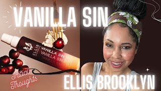 New Ellis Brooklyn Vanilla Sin Review Perfect Fall Vanilla [upl. by Keverne943]