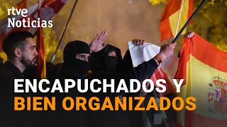 PROTESTAS AMNISTÍA ¿QUIÉNES son los ULTRAS que han provocado DISTURBIOS en la sede del PSOE  RTVE [upl. by Abdel]