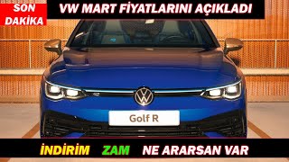 VW MART FİYATLARINI AÇIKLADIŞAŞIRACAKSINIZ İNDİRİM ZAM NE ARARSANIZ VAR [upl. by Cymbre]