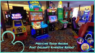 Medicine Show Arcade At Disneys Port Orleans Riverside Resort  2023 [upl. by Xavler]