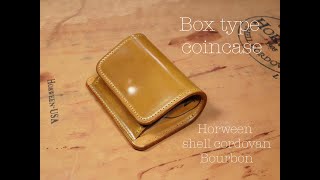 box coincase bourbon Horween shell cordovan  Bourbon [upl. by Cho]