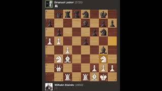 Wilhelm Steinitz vs Emanuel Lasker  World Championship Match 1894 [upl. by Tuinenga]