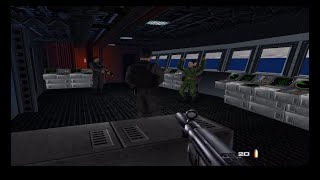 GOLDEN EYE 007 N64  FRIGATE  00 AGENT [upl. by Yecrad]