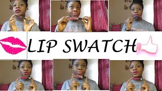 Lip Swatch PenneysPrimark Liquid Lipsticks [upl. by Genia675]