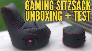 GAMEWAREZ SITZSACK Besser als Gaming Stuhl [upl. by Caril]