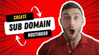 How to create subdomain in hostinger 2024 hostinger subdomain [upl. by Lorrimer133]