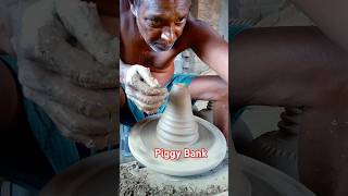 Making Fun Clay Piggy Banks for Kids  Learn Easy DIY Ideas shorts DIYPiggyBank clayart [upl. by Angil]