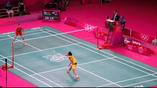 China vs China London 2012 Badminton Womens Singles Final [upl. by Gaves120]