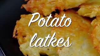 Hanukkah Potato Latkes Recipe [upl. by Heimer292]