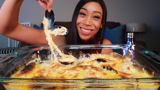 DESHELLED KING CRAB SHRIMP MUSSELS IN ALFREDO SAUCE [upl. by Telrahc]