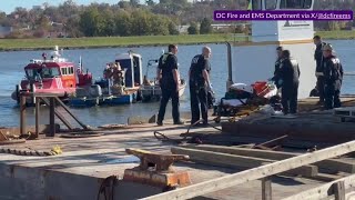 WATCH Responders rescue person from Anacostia River [upl. by Baryram589]