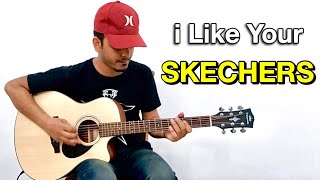 Skechers Song Guitar Cover Short Video  by Fuxino  Shorts [upl. by Einnoj]