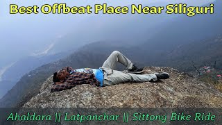 Best Tourist Place Near Siliguri  North Bengal Bike Trip Day 1  Sittong Natural Beauty [upl. by Hilliary]