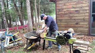 Forestwest 15 ton Kinetic Log Splitter [upl. by Boleslaw273]