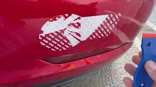 How to Remove Clean Air HOV Decal Stickers for 10 [upl. by Anallise]