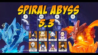 Spiral Abyss 52 Floor 12 Clorinde Electro Charged amp Arlecchino Vaporize  Genshin Impact [upl. by Addiego]