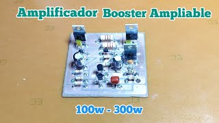 Amplificador Ampliable En Potencia 100W a 300W [upl. by Samau]