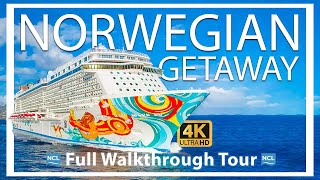 Norwegian Getaway  Full Walkthrough Ship Tour  NEW TOUR 2022  Full HD Quality [upl. by Blader]