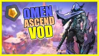 Valorant  Omen Ascend VOD [upl. by Eimirej]