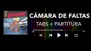 Enjambre  Cámara de Faltas Bass Cover Tabs  Partitura  Acordes [upl. by Hildegaard473]