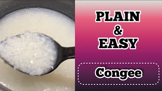 How to Cook the Perfect Plain Congee in 10 minutes [upl. by Felike]