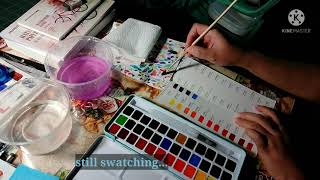 Meiliang Pretty Excellent Watercolor Paint Set 36 colors [upl. by Hollington]