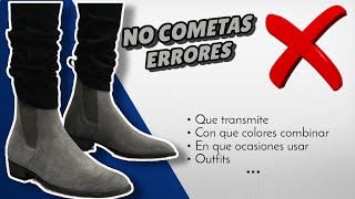 distintas BOTAS GRISES ▷ Como combinar y usarlas  OUTFITS para hombre [upl. by Nataniel]