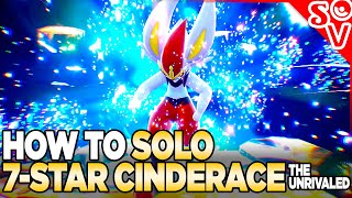 How to SOLO amp Farm Cinderace The Unrivaled in Pokemon Scarlet and Violet [upl. by Namas883]