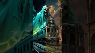 ghost train huntedtrain horrostatus horrorstories ai train viral trending [upl. by Nagirrek848]