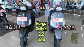 PERBANDINGAN VESPA SPRINT s GREY TITANIO amp New MODEL BLACK CONVINTO  ISI TANGKI BENSIN 8 LITER  ‼️ [upl. by Ri765]