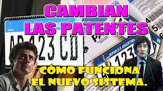 🚗⚠️​😲​ Cambian las patentes ⚠️ Cómo funciona el nuevo sistema que quiere implementar el Gobierno [upl. by Ebeohp]