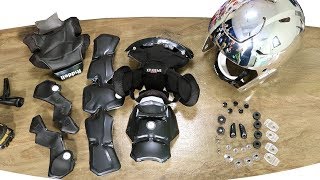 Assembling A Riddell SpeedFlex  38 Pieces [upl. by Hamann]