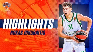 Rokas Jokubaitis 202021 EuroLeague Highlights  2021 Knicks Draft [upl. by Haik]