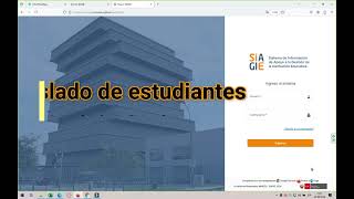 Gestionar traslados de estudiantes – SIAGIE v5 [upl. by Annaxor]