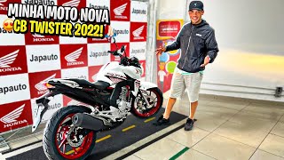 SAINDO DA HONDA DE CB TWISTER 2022 OLHA O QUE FIZ [upl. by Yahsel]