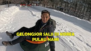 MAIN GELONGSOR SALJI DI KOREA  NAMI ISLAND [upl. by Sollie830]