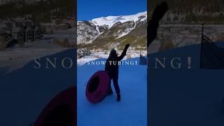 Snow Tubing anyone ⛄️ snowtubing breckenridge traveltiktok snowtrip [upl. by Zhang]