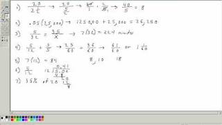 Accuplacer Math Placement test 1 Arithmetic section Part 1 [upl. by Sev]