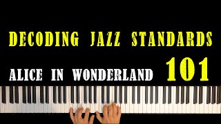 Decoding Jazz Standards Unit 1 Lesson 1 Alice In Wonderland Bassline Circle of Fifths [upl. by Ahsetan765]