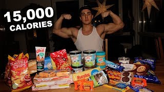 15000 CALORIE CHALLENGE AT 17 YEARS OLD [upl. by Senior]