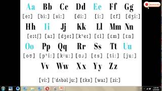 Sıfırdan İngiliscə Dərsləri 1 dərs  İngilis əlifbası Alphabet and Phonetics [upl. by Ivey]