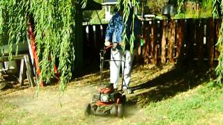 Craftsman 65hp Self Propelled Rear wheel drive mower start [upl. by Theressa497]