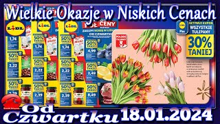 Lidl Nowa Gazetka Promocyjna od Czwartku 18012024 Najlepsze Okazje W Niskich Cenach [upl. by Niattirb416]