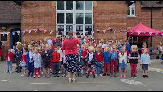 Sixpenny Handley Primary School sing for the Jubilee [upl. by Aohk]