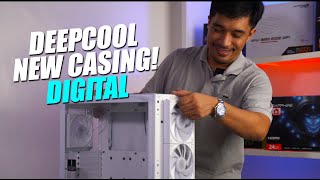 New Case ni Deepcool Grabe ang GANDA CH560 Digital Chassis White Unboxing amp Overview [upl. by Eirek]