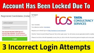 How To unlock Tcs Nextstep account [upl. by Okir]