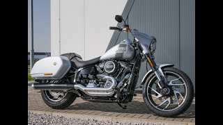 2023 HarleyDavidson FLSB Sport Glide in Atlas Silver Metallic [upl. by Nairrot]