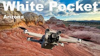 White Pocket Arizona relaxing aerial footage from my overlanding trip [upl. by Daryn]