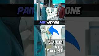 ASSA ABLOY Aperio Wireless Hub enables REALTIME wireless for ACCESSCONTROL applewallet [upl. by Alleinnad]