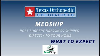 MedShip Surgical Dressing Application Instructions with Lauren Hooper PAC [upl. by Azarria]